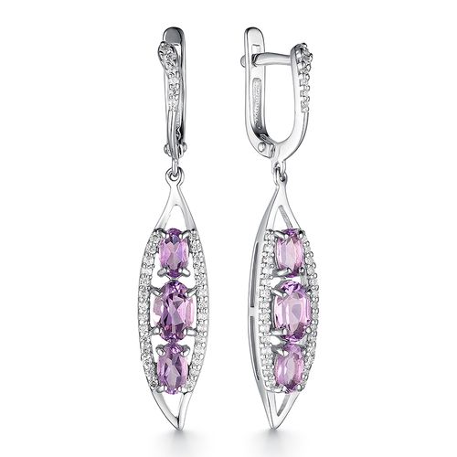 

Серьги из серебра с аметистом Dewi 902028034, 902028034