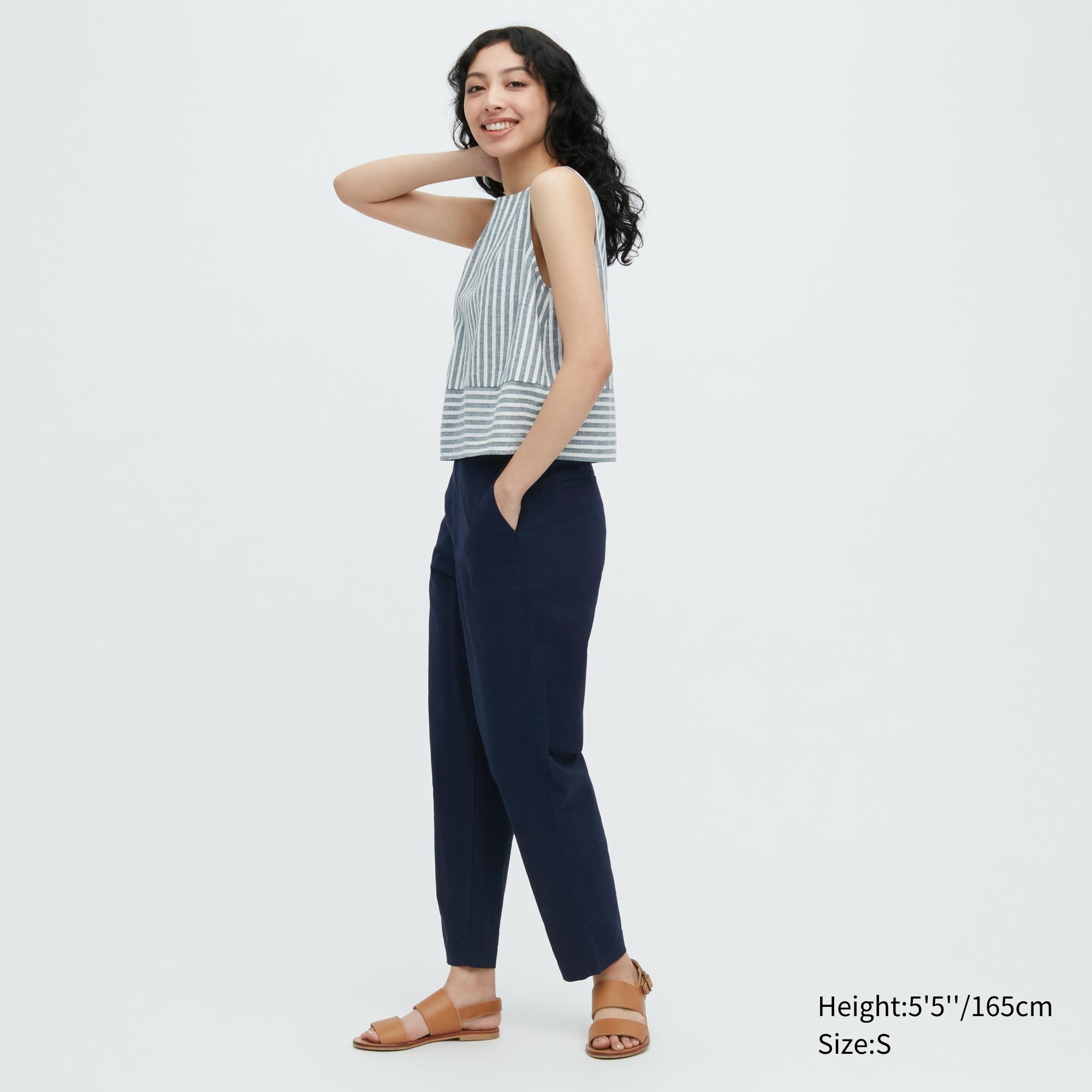 

Брюки женские UNIQLO 456207COL69 синие M (доставка из-за рубежа), Синий, 456207COL69