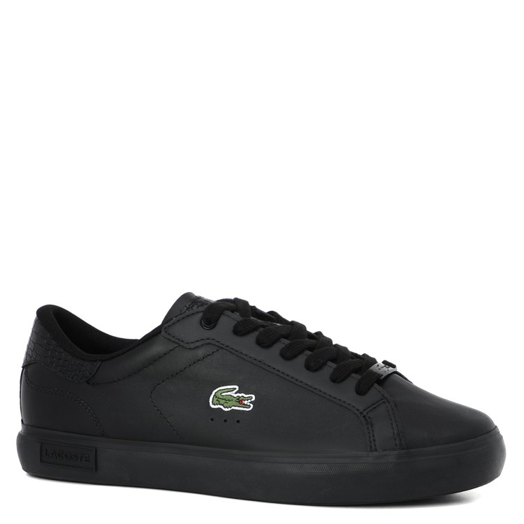 фото Кеды мужские lacoste sma0030 powercourt 1121 1 черные 10 uk