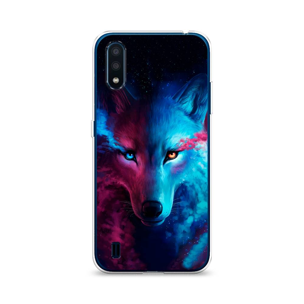 

Чехол Awog на Samsung Galaxy M01 / Самсунг M01 "Волшебный волк", Черный;серый, 2101150-1