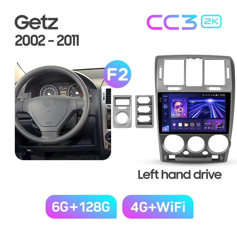 Магнитола TEYES HYUNDAI GETZ 2002-2011 г CC3 2K 6128ГБ 4289000₽