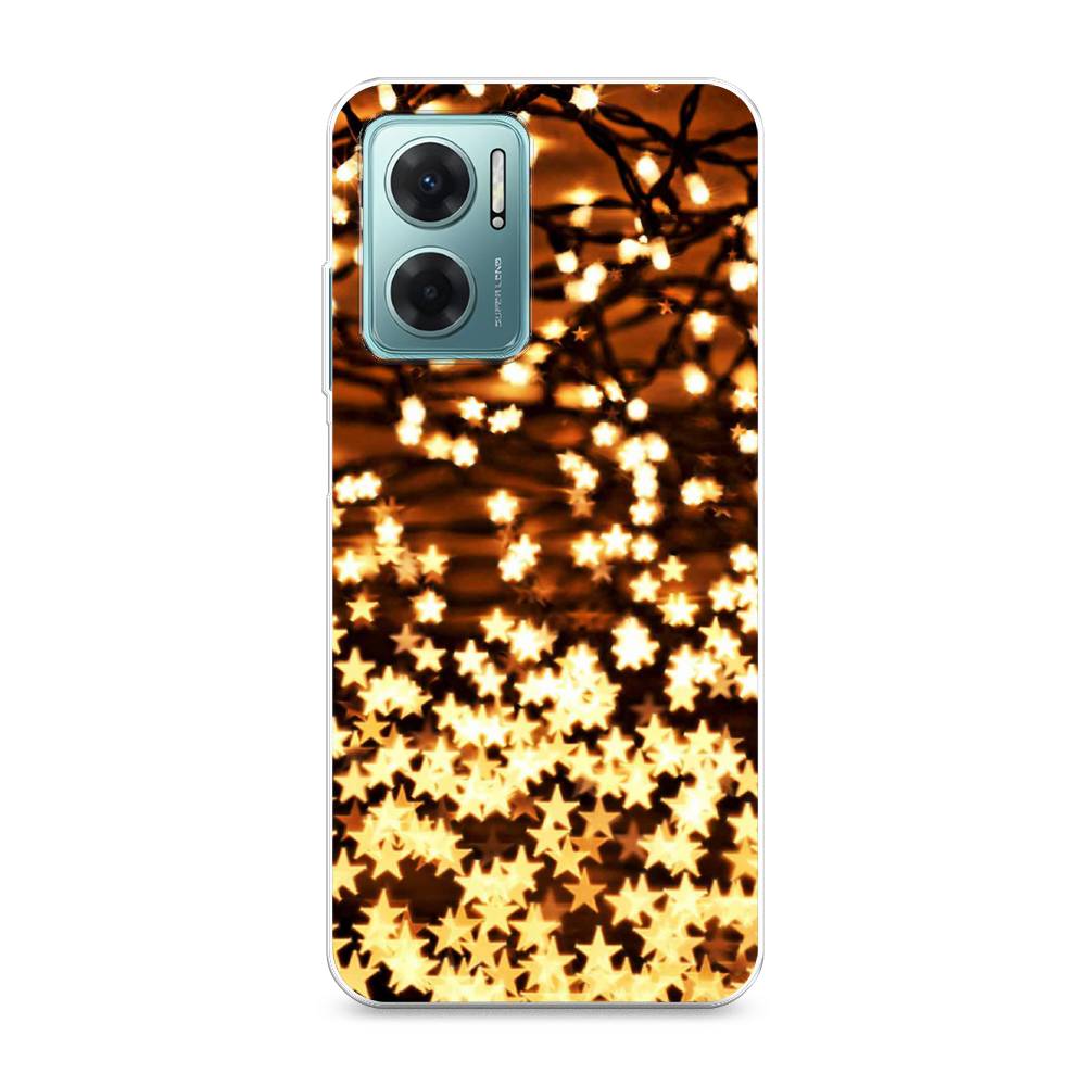 

Чехол на Xiaomi Redmi 10 5G "Новогодняя гирлянда", Золотистый, 313550-5