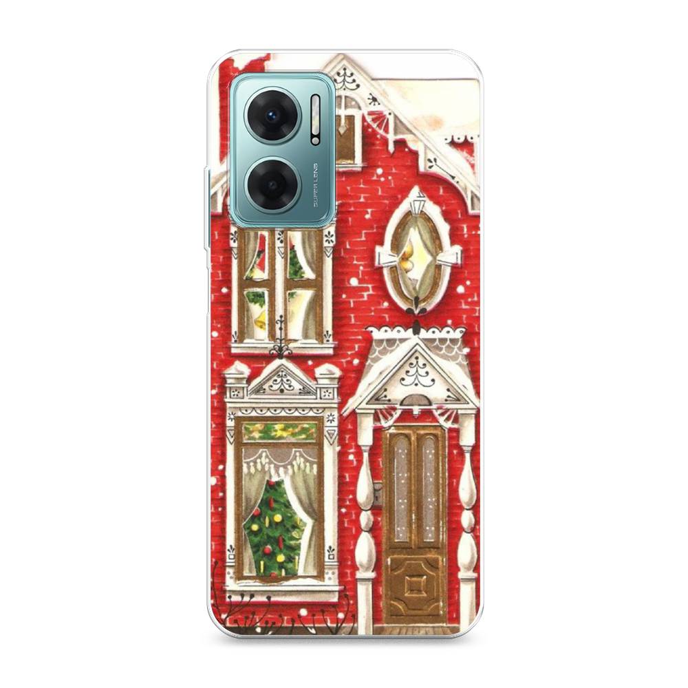

Чехол на Xiaomi Redmi 10 5G "Пряничный домик", Белый;красный;зеленый, 313550-5
