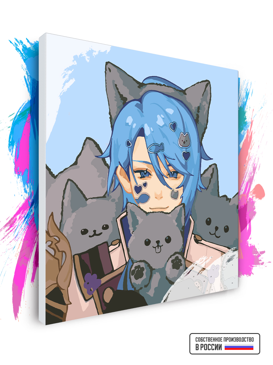 

Картина по номерам Красиво Красим на холсте Genshin Impact - Аято 60 х 60 см, 79045