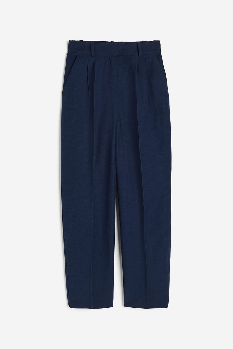 

Брюки женские H&M 1141525 синие 48 EU, Синий, 1141525