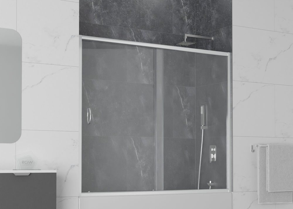фото Шторка на ванну rgw screens sc-62 150x150 профиль хром стекло прозрачное