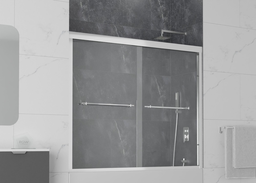 фото Шторка на ванну rgw screens sc-60 150x150 профиль хром стекло прозрачное