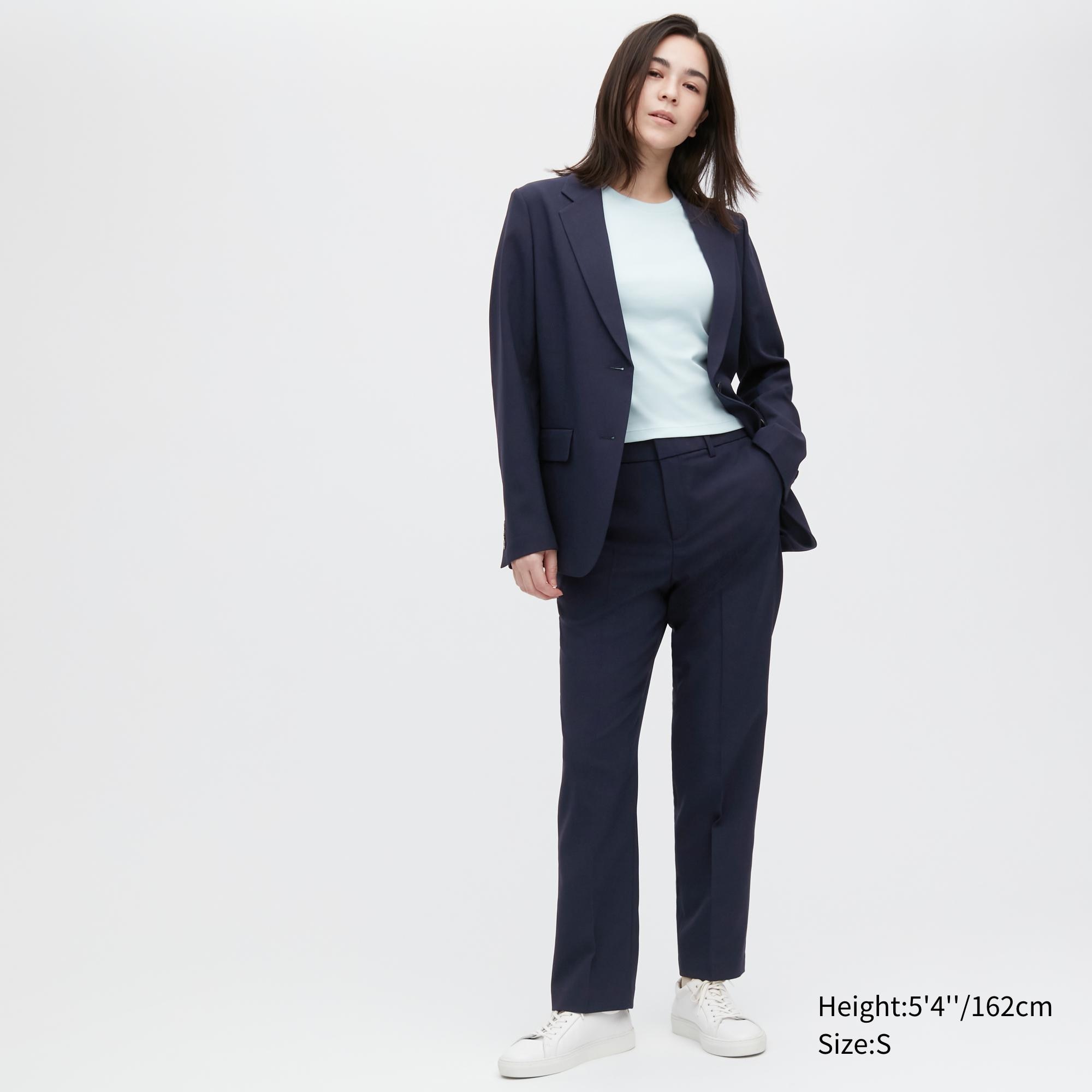 

Брюки женские UNIQLO 458504COL69 синие S (доставка из-за рубежа), 458504COL69