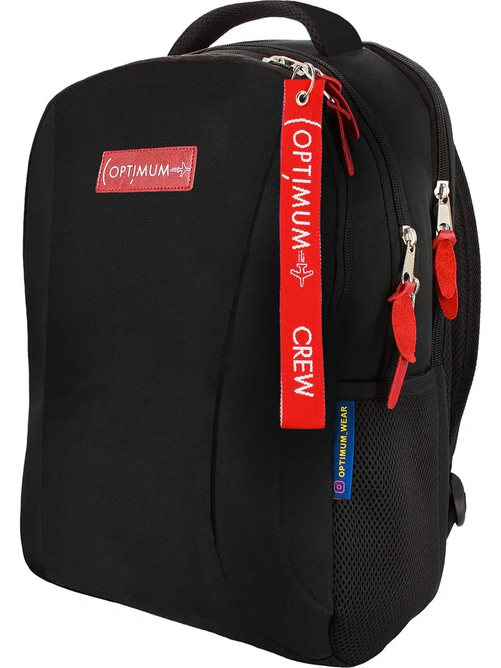 

Дорожный рюкзак унисекс Optimum City 3 черный, 44х30х21 см, City 3