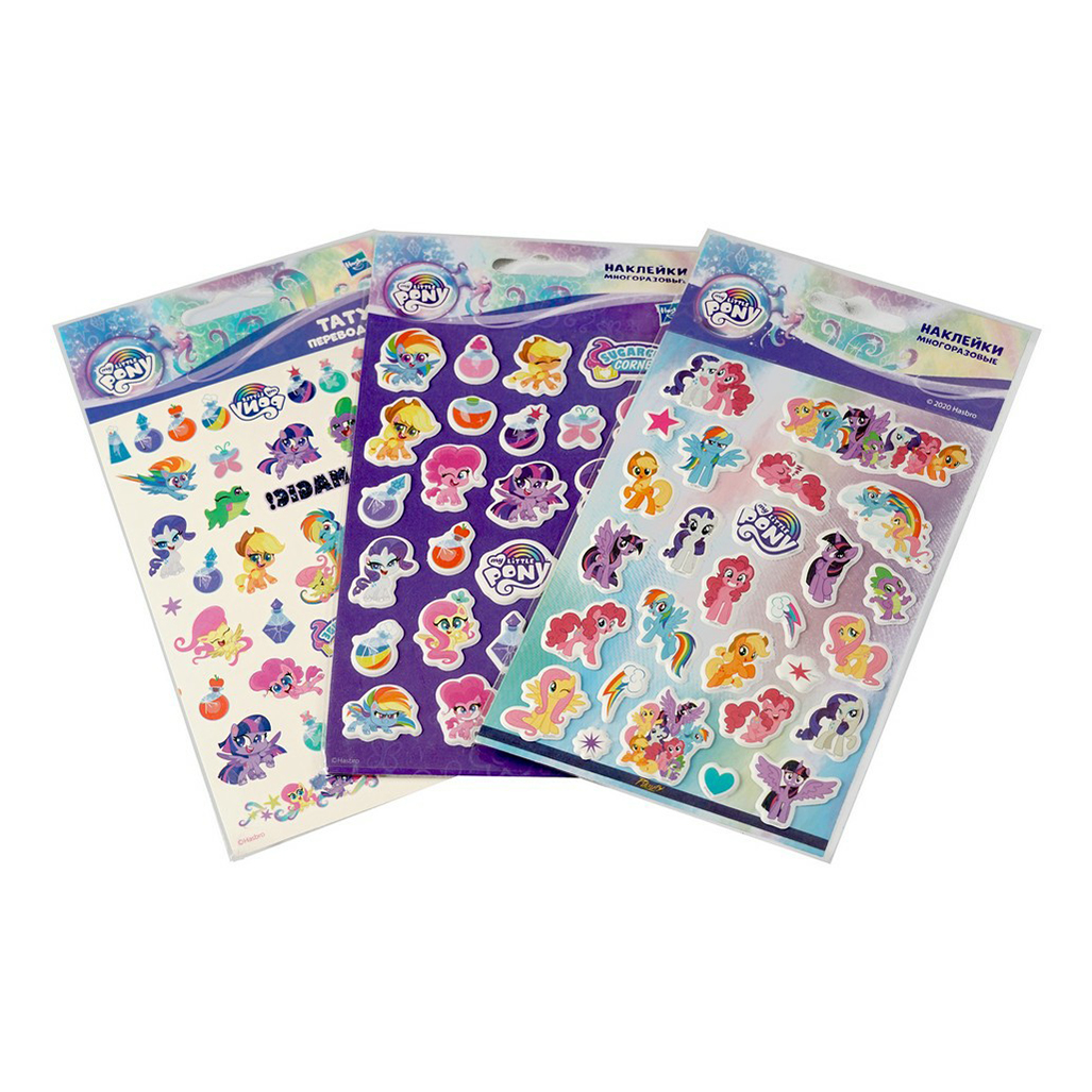 

Переводные тату My Little Pony 2 29 шт, Разноцветный