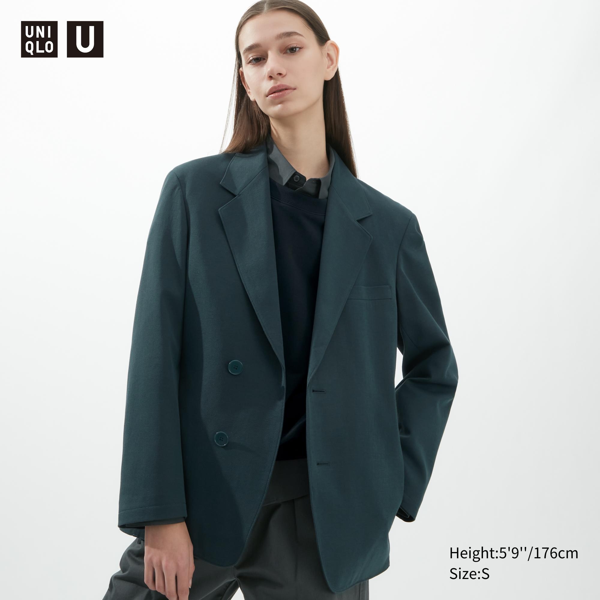 

Блейзер женский UNIQLO 458034COL59 зеленый S (доставка из-за рубежа), 458034COL59