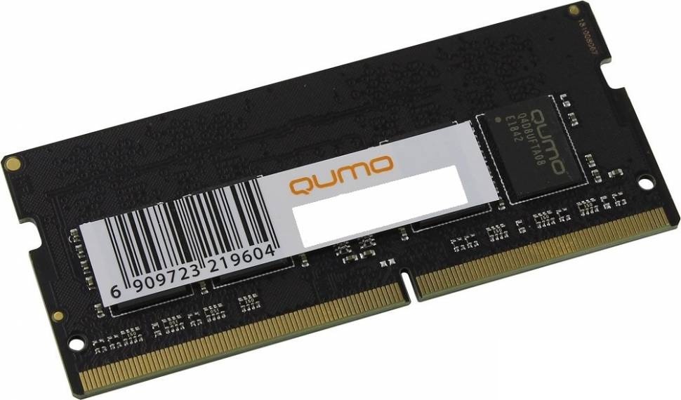 

Оперативная память Qumo (QUM4U-4G2666C19), DDR4 1x4Gb, 2666MHz
