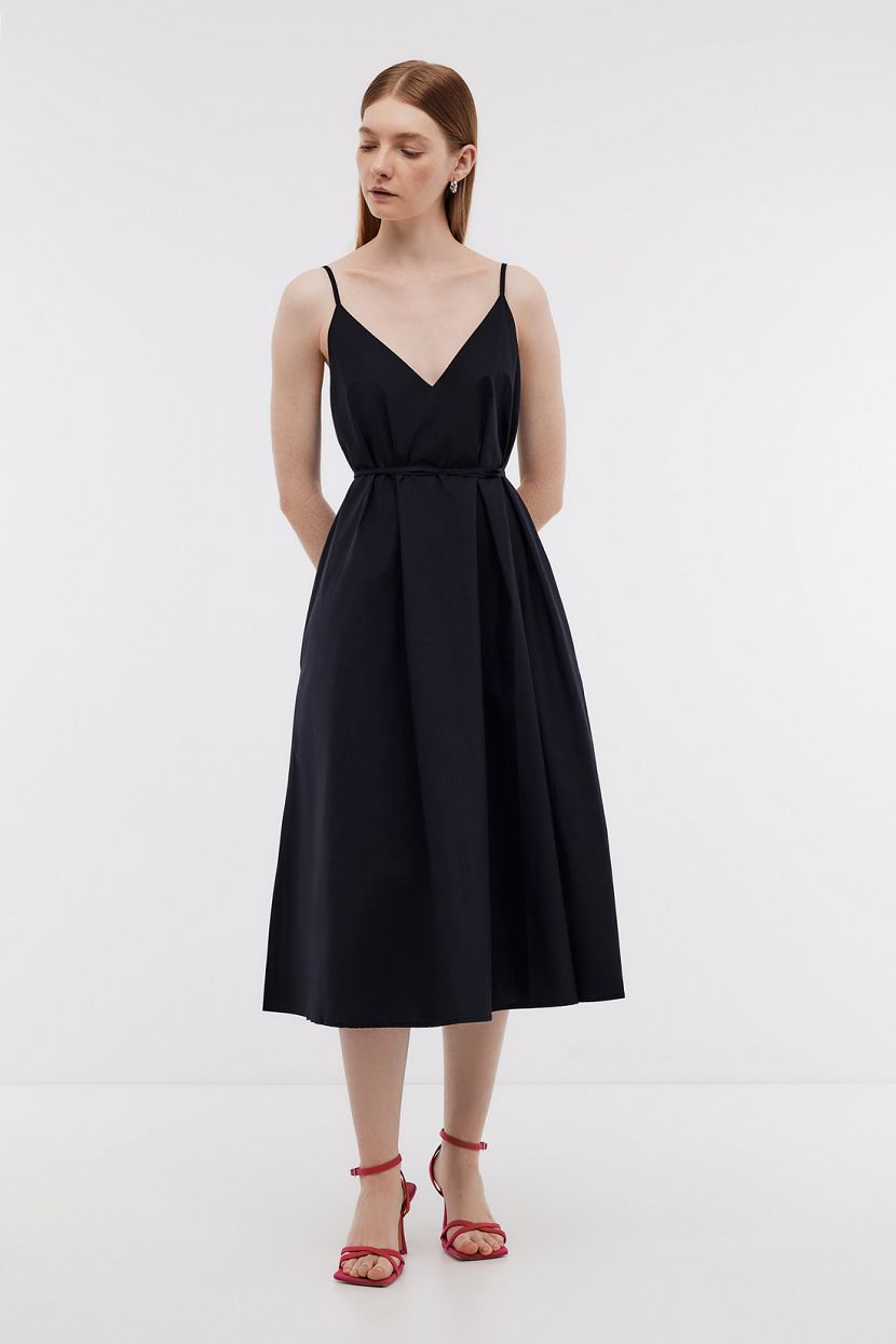 Платье женское Baon B4624013 черное 2XL