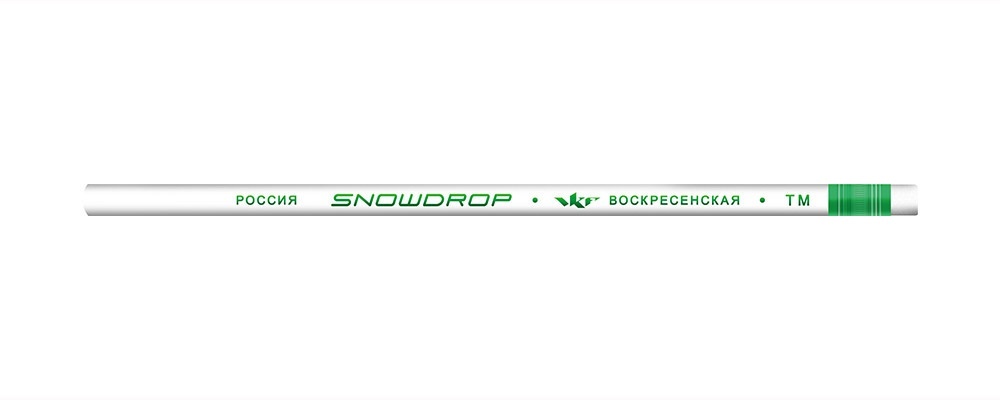 фото Карандаш чернографитный вкф snowdrop с ластиком hb 84 шт круглый 360г