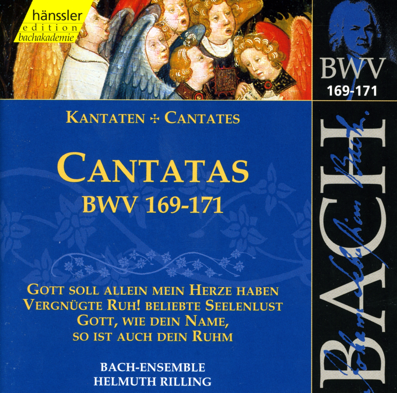 

BACH, J.S.: Cantatas, BWV 169-171, 1 CD