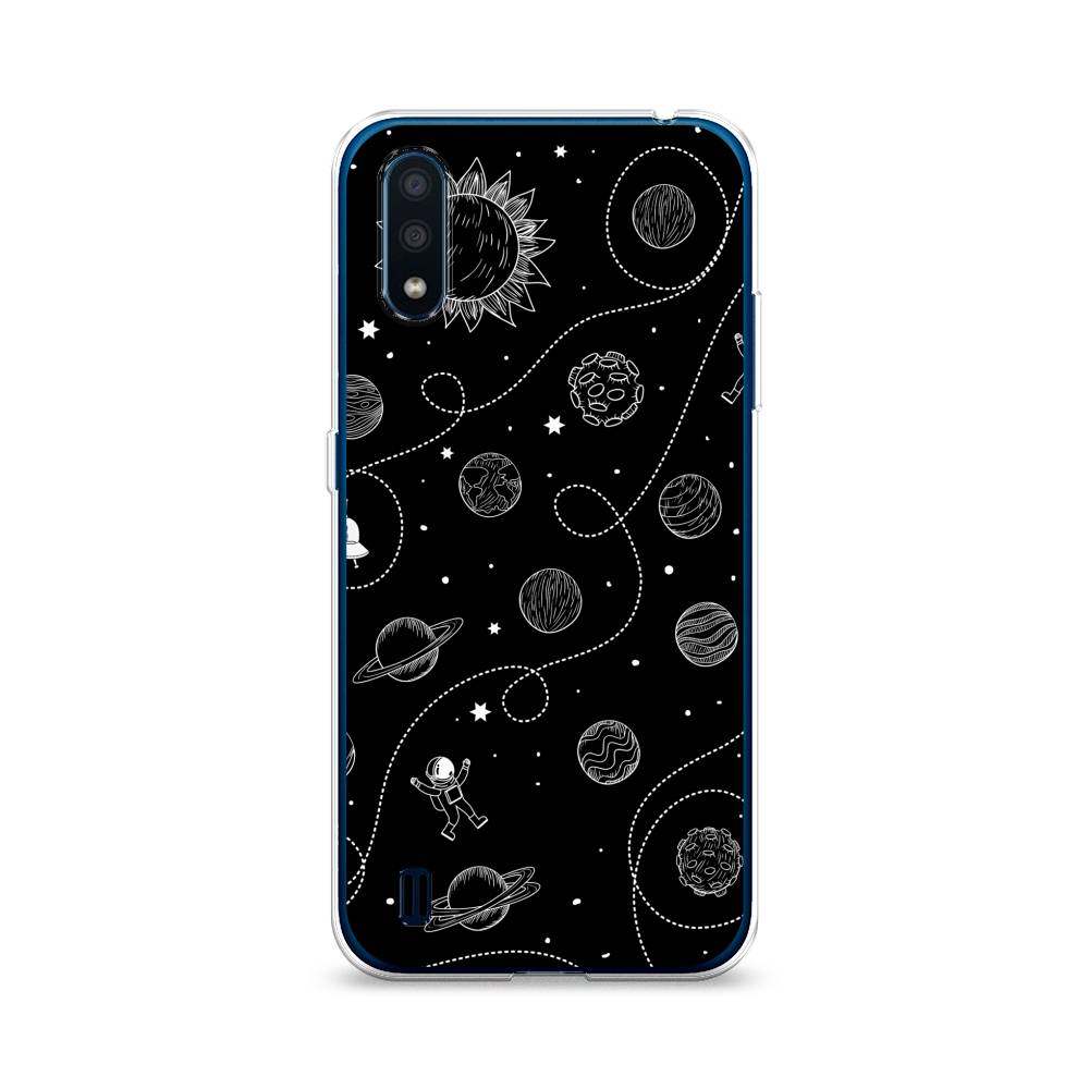 

Чехол Awog на Samsung Galaxy M01 / Самсунг M01 "В невесомости", Бежевый, 2101150-4