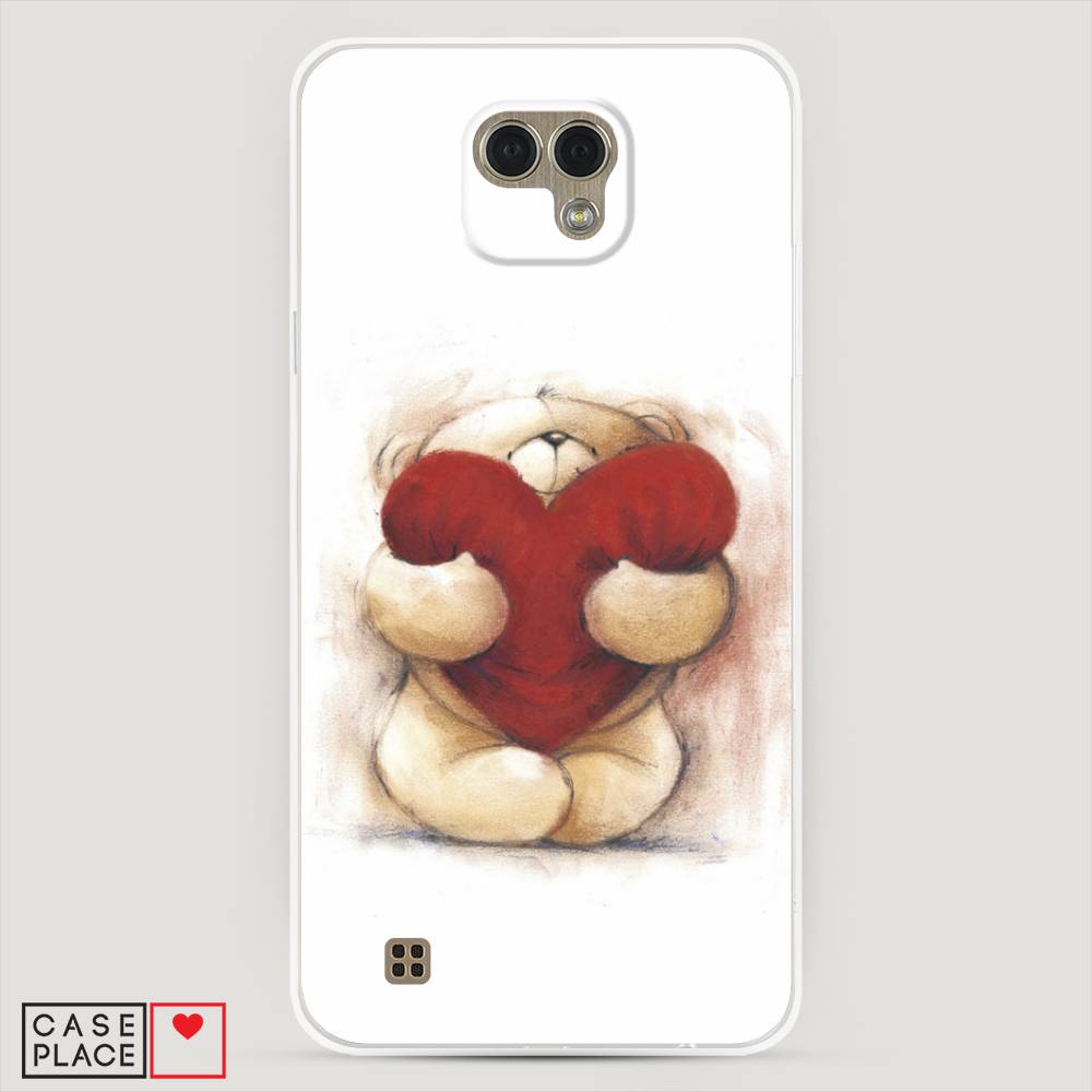 

Чехол Awog "Мишка с сердцем 1" для LG X Cam