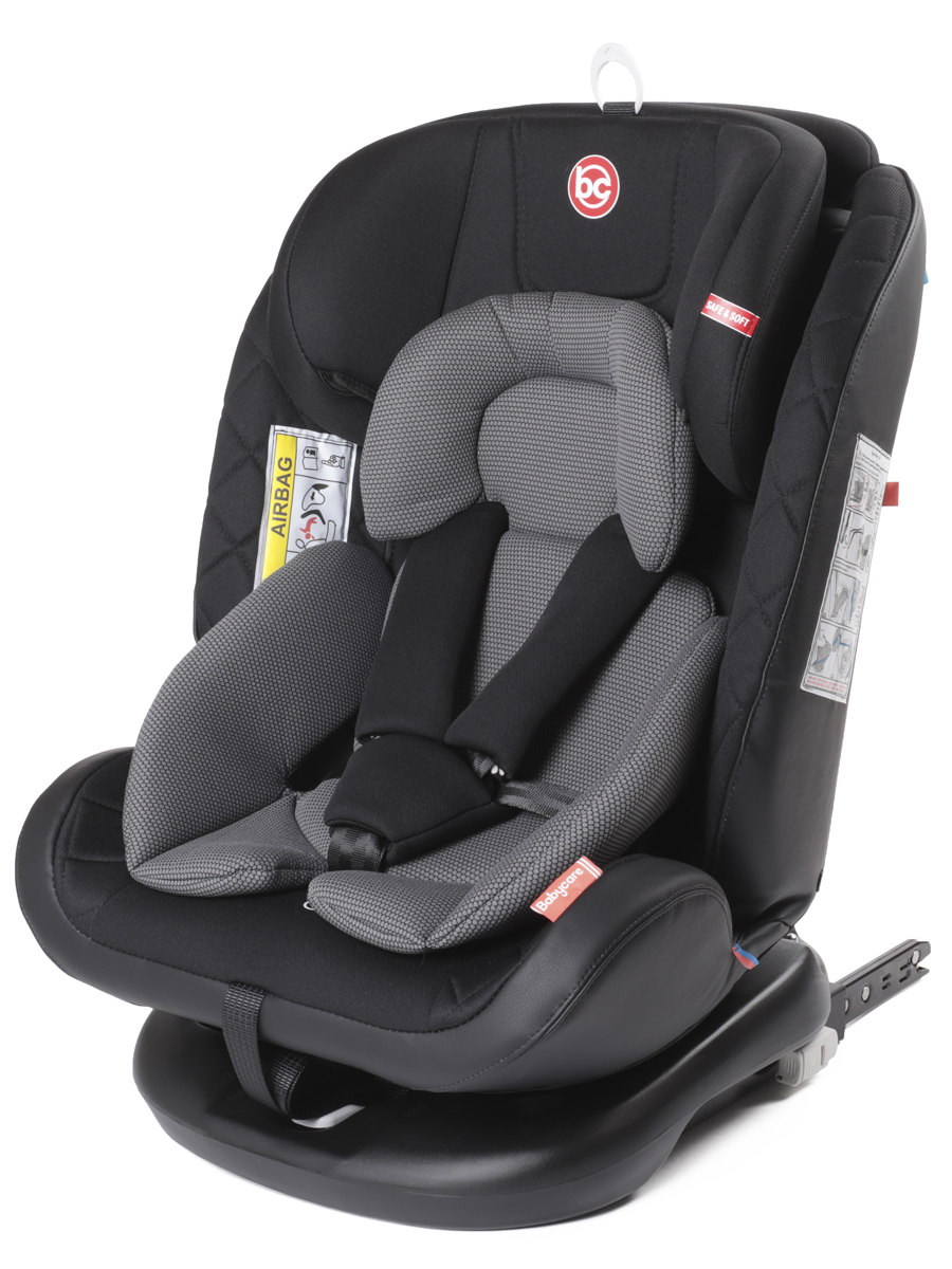 фото Babycare удерживающее устройство для детей shelter isofix, г 0+/i/ii/iii черный/паутинка baby care