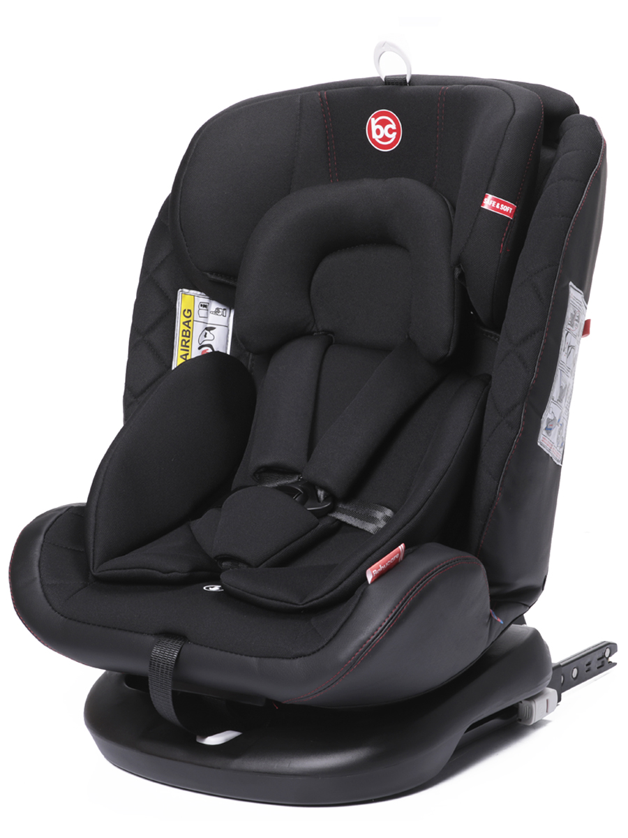 Автокресло Babycare Shelter ISOFIX, г 0+/I/II/III, черный/красный