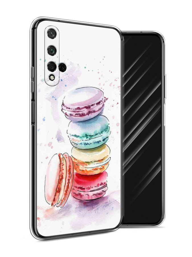 

Чехол Awog на Honor 20 "Пирамидка макарони 2", Желтый, 69550-10