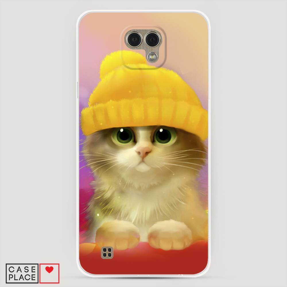 

Чехол Awog "Котенок в желтой шапке" для LG X Cam