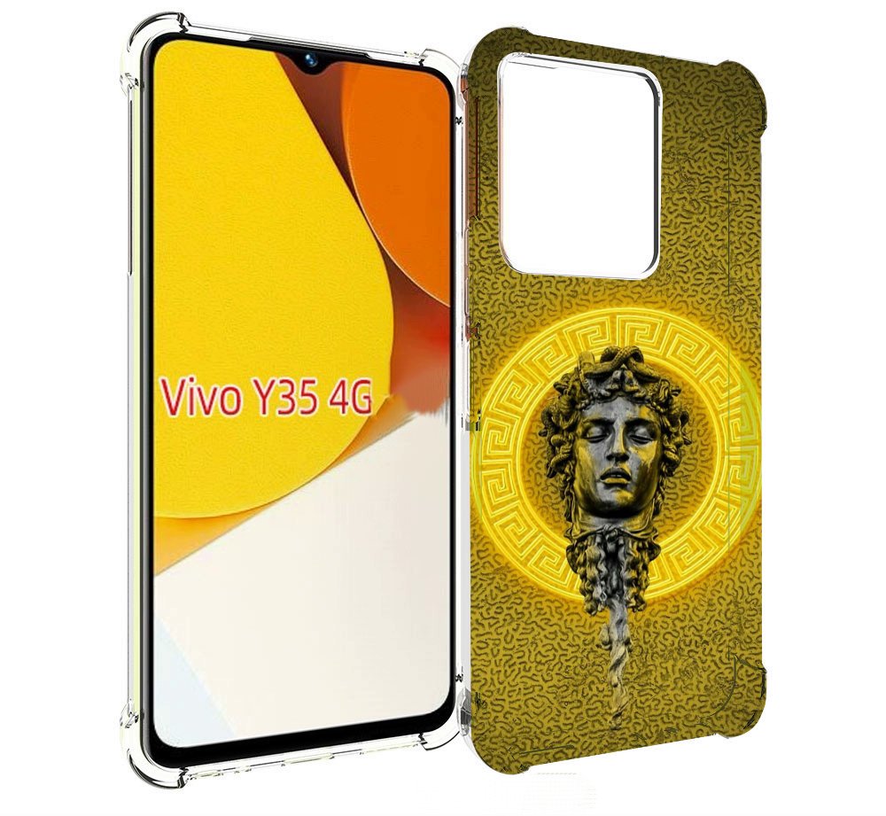 

Чехол MyPads статуя версачи для Vivo Y35 4G 2022 / Vivo Y22, Прозрачный, Tocco