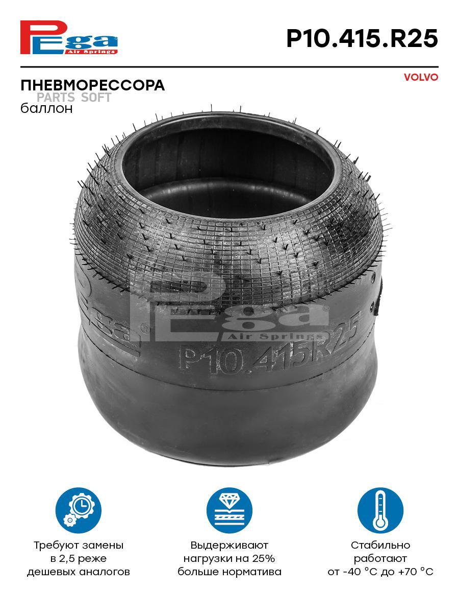 

Пневморессора Hcvvolvo PEGA арт. P10415R25