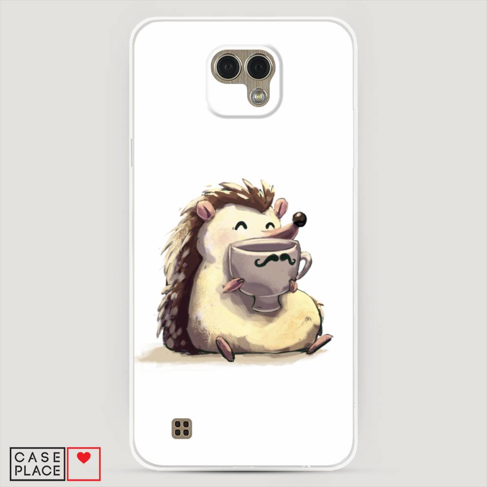 

Чехол Awog "Еж кофеман" для LG X Cam