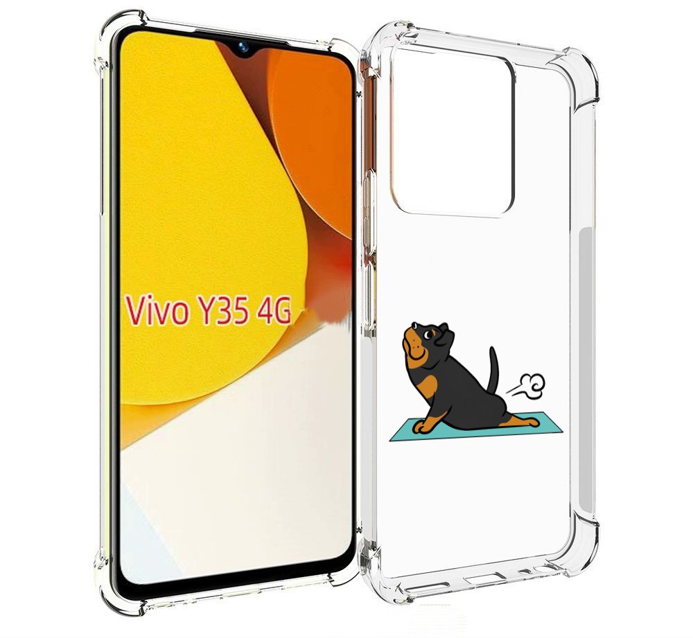

Чехол MyPads спортивная-собачка для Vivo Y35 4G 2022 / Vivo Y22, Прозрачный, Tocco