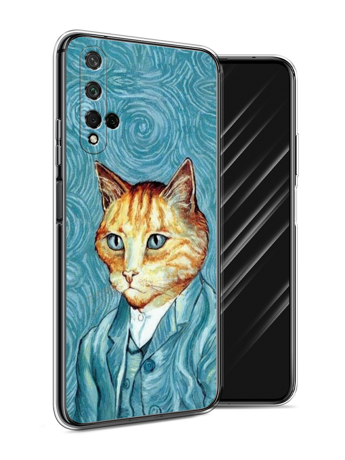 

Чехол Awog на Honor 20 "Кот Ван Гог", Голубой;коричневый, 69550-2
