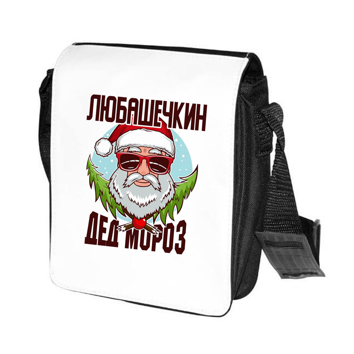 

Сумка унисекс CoolPodarok CN044974 черно-белый, Черный;белый, CN044974