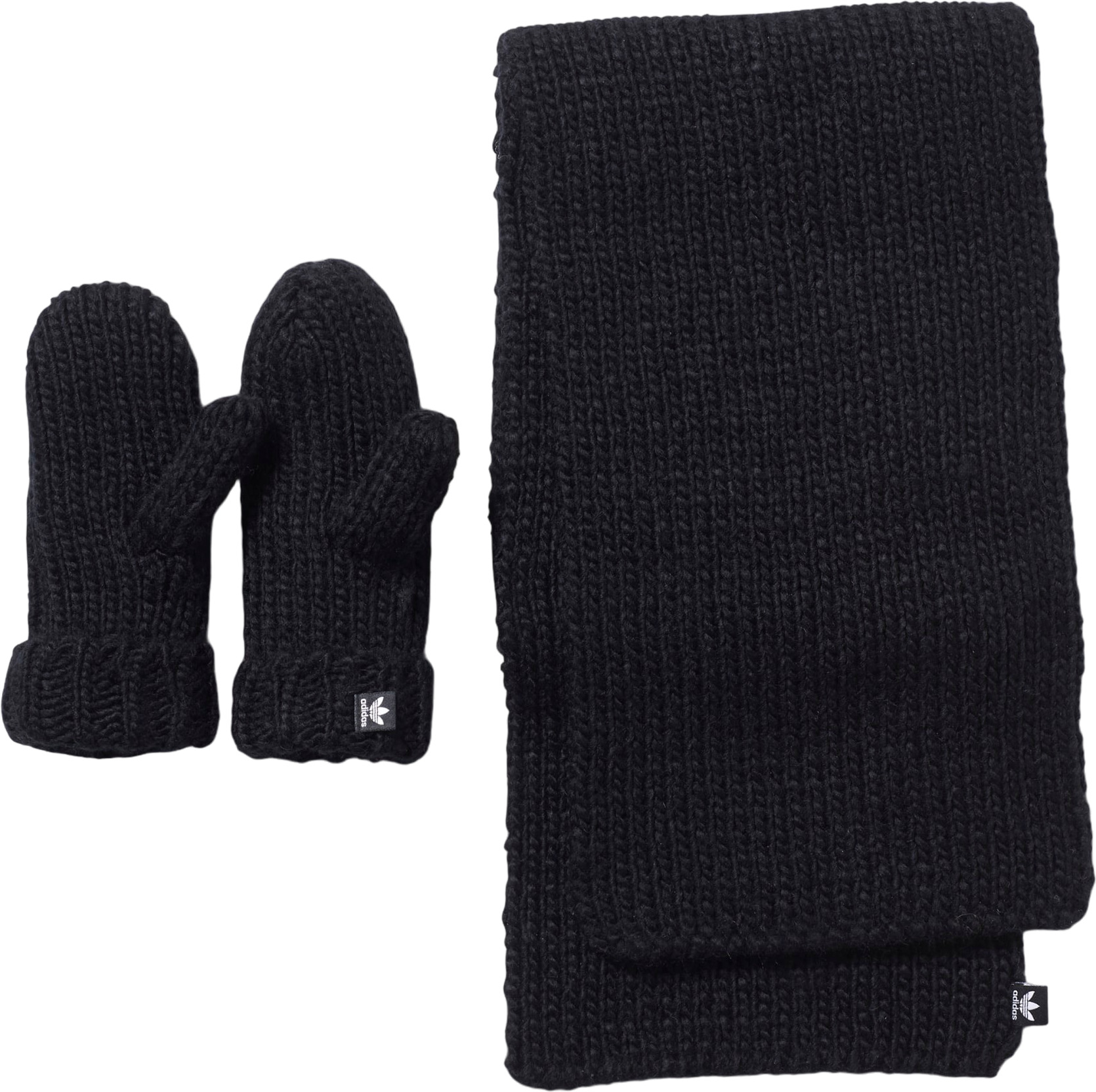 

Комплект женский Adidas Scarf+Glove, черный, Scarf+Glove