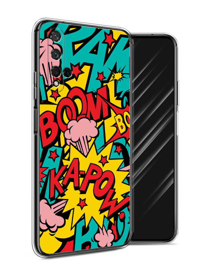 

Чехол Awog на Honor 20 "Постер pop art", Голубой;желтый;красный, 69550-9