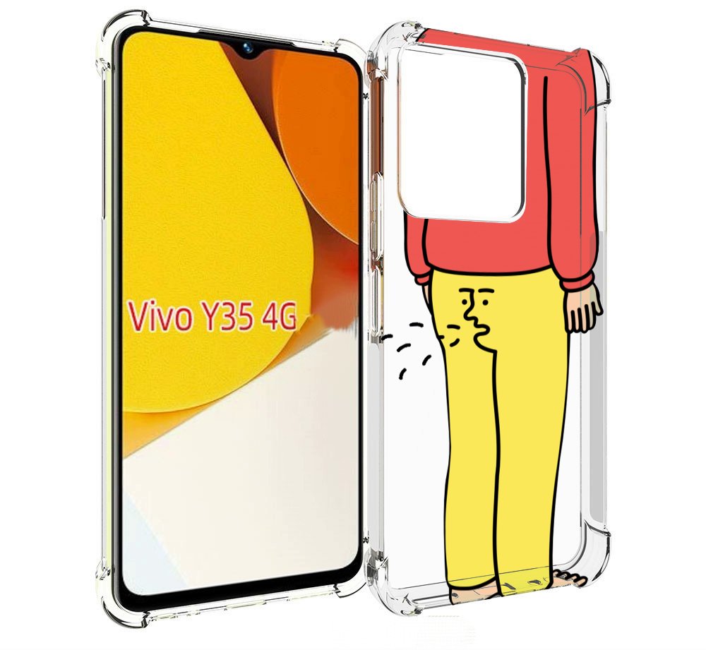 

Чехол MyPads смешной-мужчина для Vivo Y35 4G 2022 / Vivo Y22, Прозрачный, Tocco