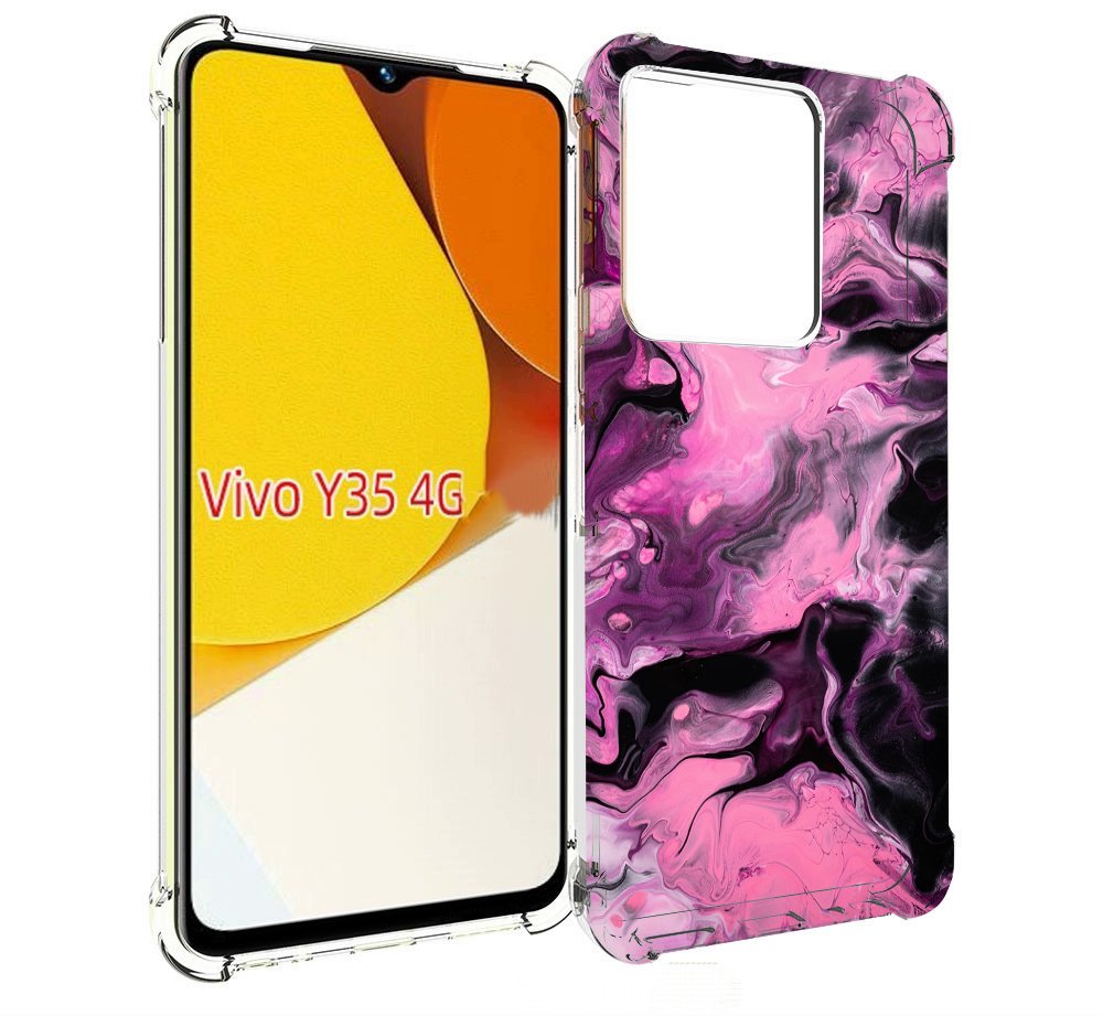 

Чехол MyPads смешивание-фиолетового для Vivo Y35 4G 2022 / Vivo Y22, Прозрачный, Tocco
