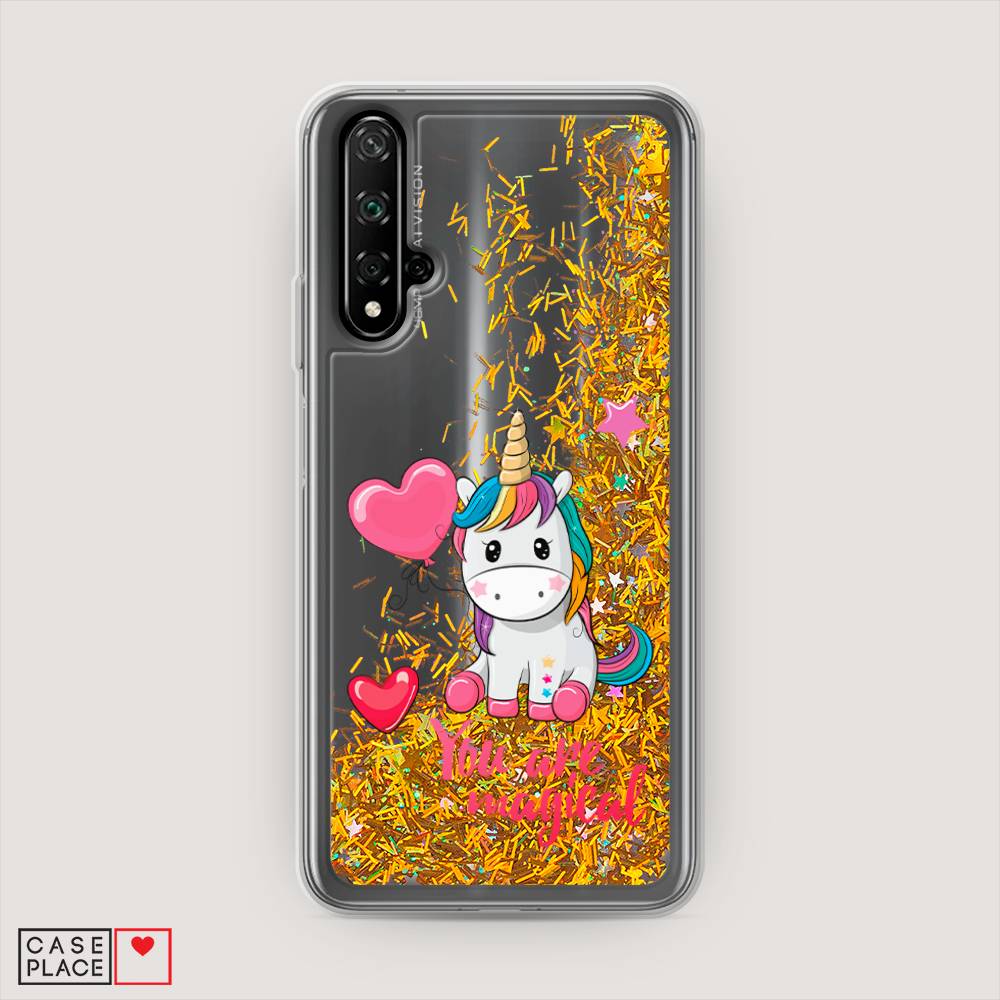 

Чехол Awog на Honor 20 "Волшебная единорожка", Розовый;серый, 69590-1