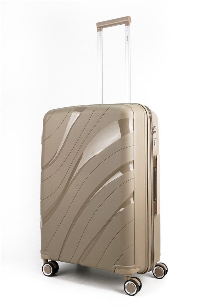 Чемодан унисекс Impreza 50006 песочный M 8990₽