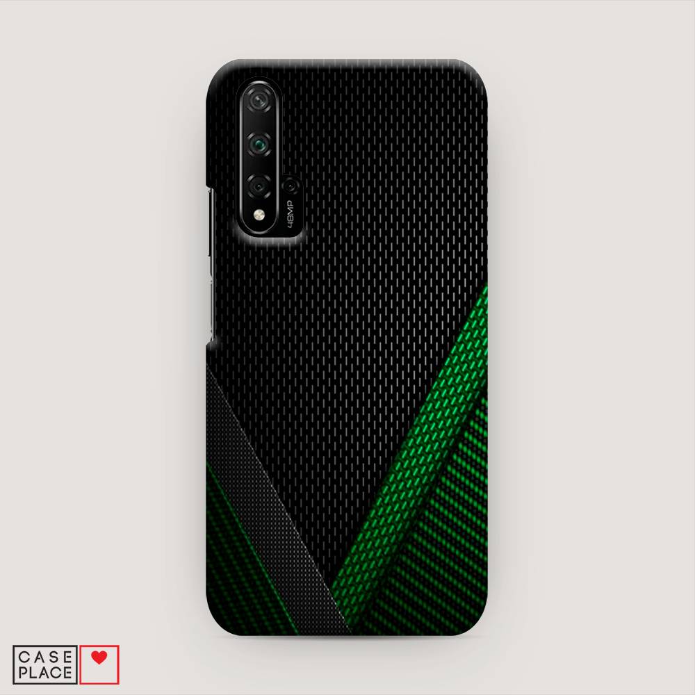 

Чехол Awog "Зеленый карбон" для Honor 20, 69520-2