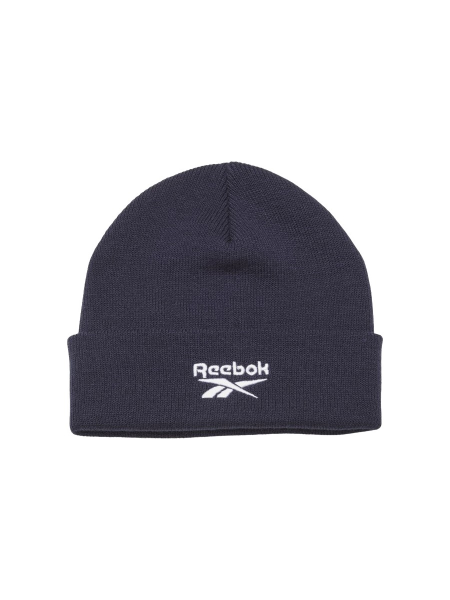 Шапка бини мужская Reebok TE LOGO BEANIE синяя, L