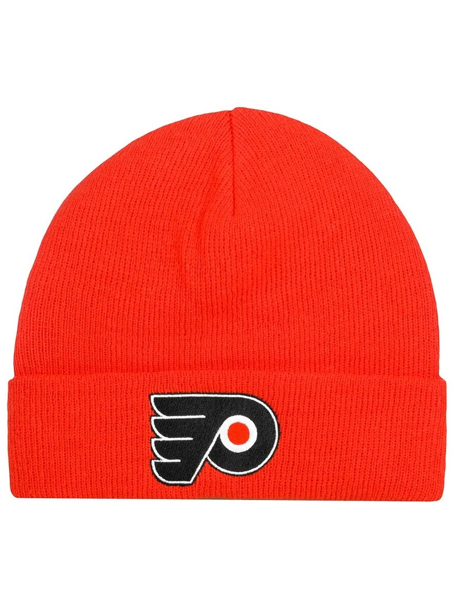 Шапка бини унисекс AMERICAN NEEDLE Philadelphia Flyers Basic NHL, оранжевый