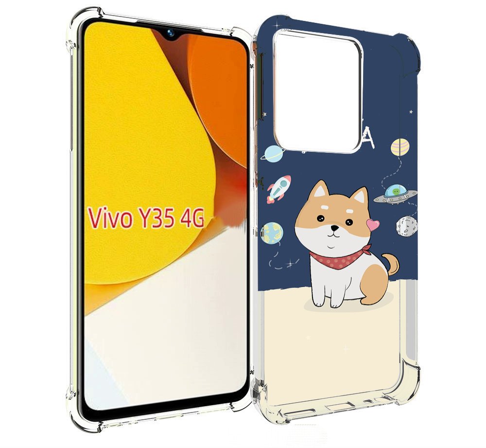 

Чехол MyPads сиба-шиба-ину для Vivo Y35 4G 2022 / Vivo Y22, Прозрачный, Tocco