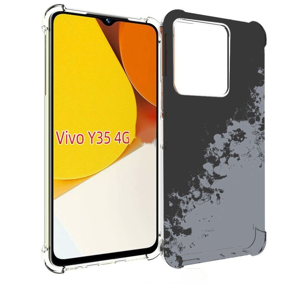 

Чехол MyPads серый-эстетичный для Vivo Y35 4G 2022 / Vivo Y22, Прозрачный, Tocco