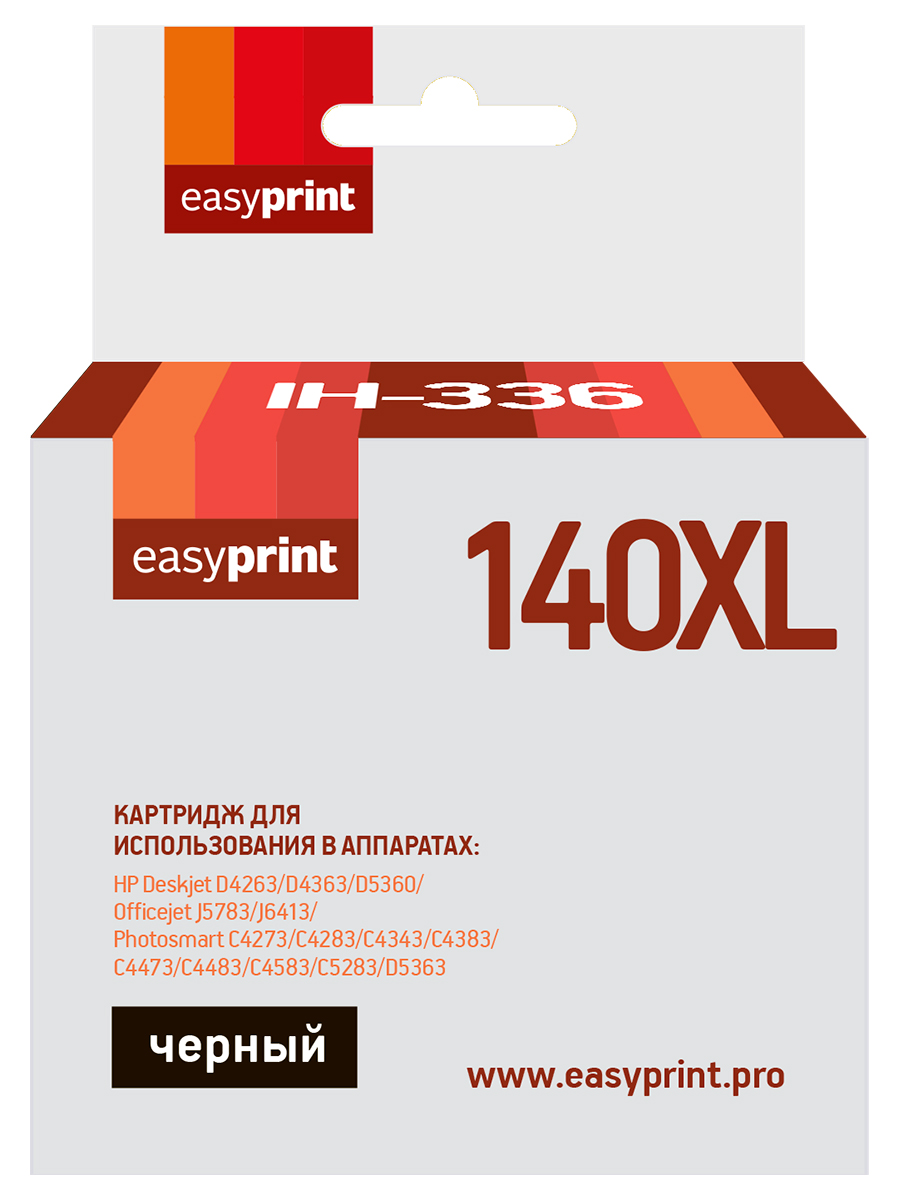 фото Струйный картридж easyprint ih-336 (cb336he/140 xl/140xl/cs cb336) для hp