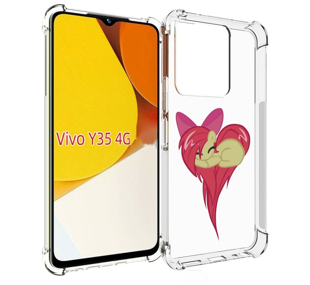 

Чехол MyPads сердце-из-пони для Vivo Y35 4G 2022 / Vivo Y22, Прозрачный, Tocco