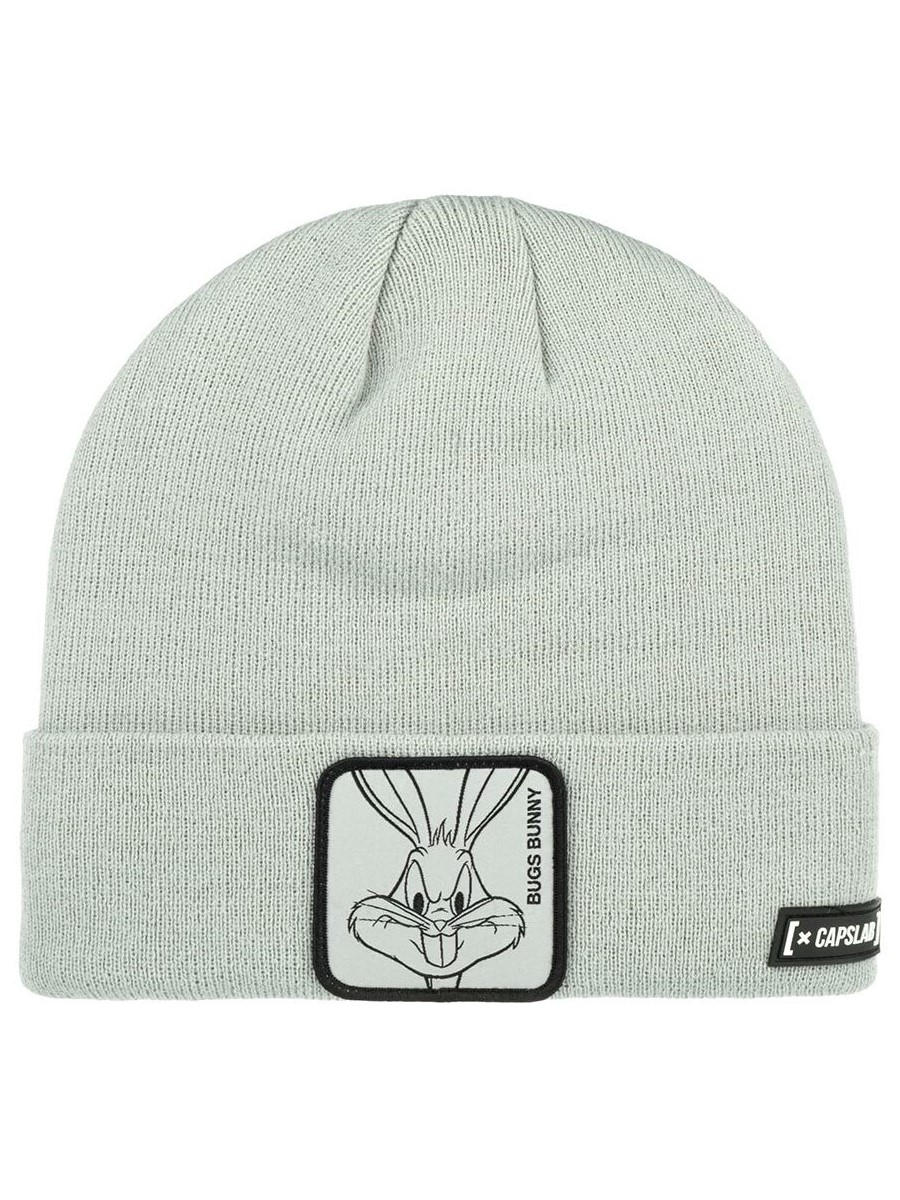 

Шапка бини унисекс CAPSLAB Looney Tunes Bugs Bunny, серый, Looney Tunes Bugs Bunny