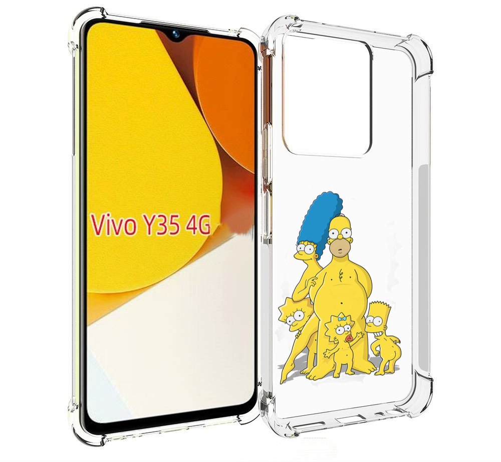 

Чехол MyPads семья-симпсонов для Vivo Y35 4G 2022 / Vivo Y22, Прозрачный, Tocco