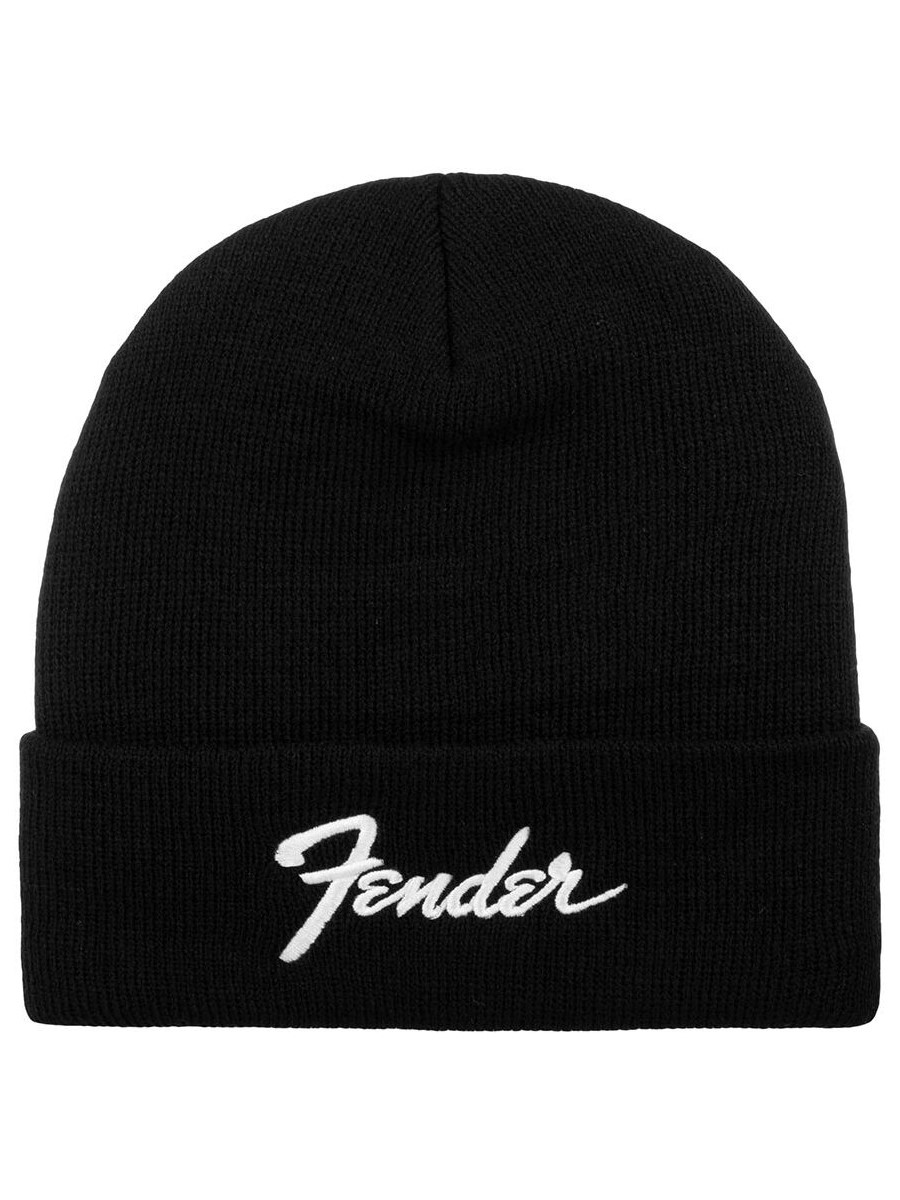 Шапка бини унисекс AMERICAN NEEDLE Fender Cuffed Knit черная, one size