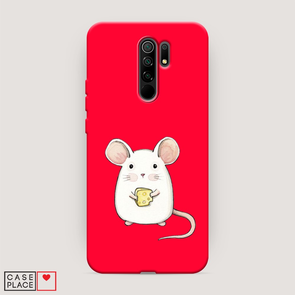 

Чехол Awog на Xiaomi Redmi 9 "Мышка", Разноцветный, 38353-1