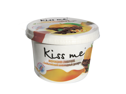 

Мороженое Петрохолод Kiss me Бельгийский шоколадный десерт с апельсиновой цедрой 125 г