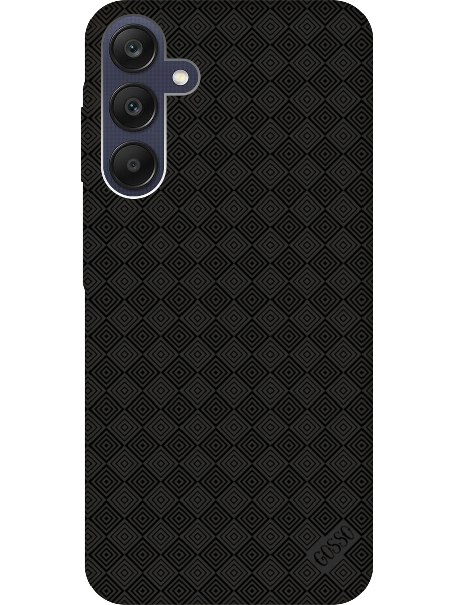 

Силиконовый чехол на Samsung Galaxy A25 с рисунком "Magic Squares" Soft Touch черный, 20012135